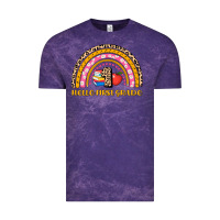 Cloud Purple back to school rainbow hello first grade Vintage Tee - AdoDesignShop