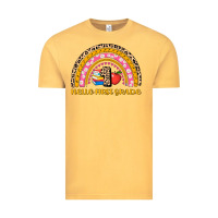Vintage Mustard back to school rainbow hello first grade Vintage Tee - AdoDesignShop