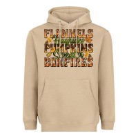 Mushroom Flannels Hayrides Pumpkins Heavyweight Hoodie - texasbilliewilder
