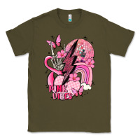 Army Green pink vibes Classic Tee - MaliasSmallBusiness
