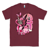 Burgundy pink vibes Classic Tee - MaliasSmallBusiness