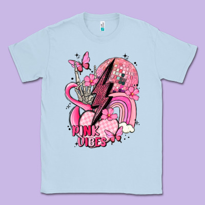 Pink Vibes Classic Tee Designed By Maliassmallbusiness