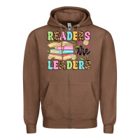 Chestnut readers are leaders Zipper Hoodie - Artiststas