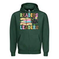 Sports Green readers are leaders Zipper Hoodie - Artiststas