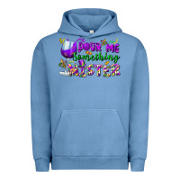 Pigment Pebble Blue Pour me something mister Urban Hoodie - FaDigitalArtStudio