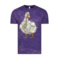 Cloud Purple american pekin duck Vintage Tee - LillyAllenDesigns