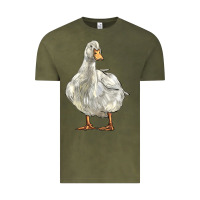 Vintage Olive american pekin duck Vintage Tee - LillyAllenDesigns