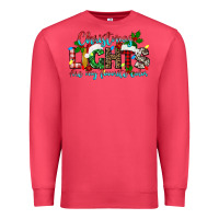 Cardinal christmas lights are my favorite Premium Sweatshirt - texasbilliewilder