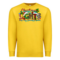 Lemon christmas lights are my favorite Premium Sweatshirt - texasbilliewilder