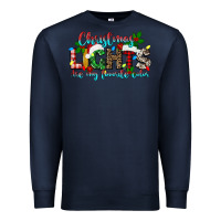 Navy christmas lights are my favorite Premium Sweatshirt - texasbilliewilder