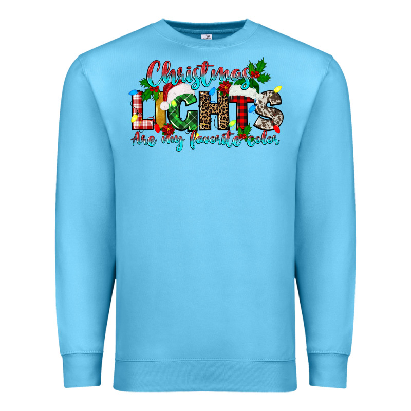 Christmas Lights Are My Favorite Premium Sweatshirt by texasbilliewilder | Teevron