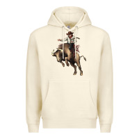 Sandshell Cowboy bull rodeo Premium Hoodie - HowdyJamesFarm