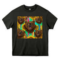 Asphalt bear tumbler Heavy Core Tee - BarkalooDesign