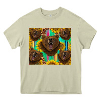 Mossy bear tumbler Heavy Core Tee - BarkalooDesign