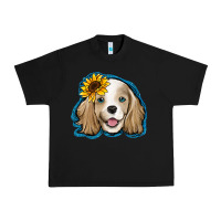 Black cocker spaniel sunflower Urban Heavy Tee - Jasminsmagicworld