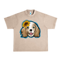 French Oak cocker spaniel sunflower Urban Heavy Tee - Jasminsmagicworld