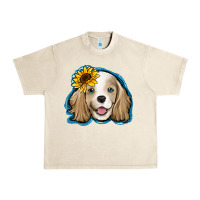 Sandshell cocker spaniel sunflower Urban Heavy Tee - Jasminsmagicworld