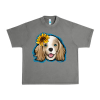 Tornado cocker spaniel sunflower Urban Heavy Tee - Jasminsmagicworld