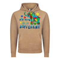 Vintage Coffee it's okay to be different elephant autism awareness Vintage Hoodie - BarkalooDesign