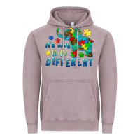 Vintage Zinc it's okay to be different elephant autism awareness Vintage Hoodie - BarkalooDesign