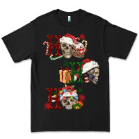 Black ho ho ho skull Premium Tee - FaDigitalArtStudio