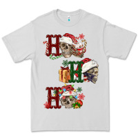 Dove Grey ho ho ho skull Premium Tee - FaDigitalArtStudio