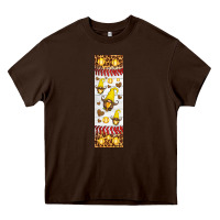 Chocolate Brown softball football penwraps Heavy Core Tee - HRA Design Shop