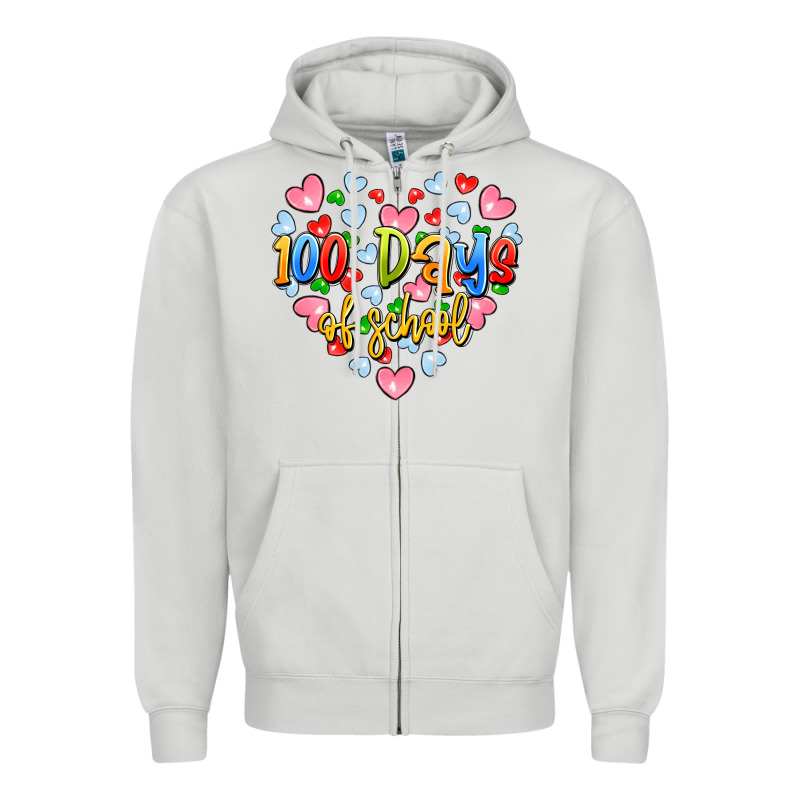 100 Days Of School Zipper Hoodie by Artiststas | Teevron