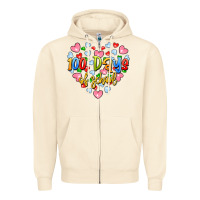 Sandshell 100 days of school Zipper Hoodie - Artiststas