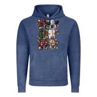 Vintage Denim Ho Ho Ho Cows Vintage Hoodie - RanaPortraitStore