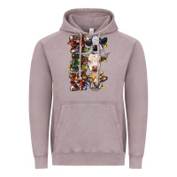 Vintage Zinc Ho Ho Ho Cows Vintage Hoodie - RanaPortraitStore