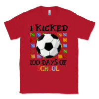 Red i kicked 100 days of school Classic Tee - MaliasSmallBusiness