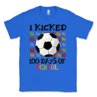 True Royal i kicked 100 days of school Classic Tee - MaliasSmallBusiness