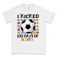White i kicked 100 days of school Classic Tee - MaliasSmallBusiness