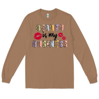 Toasted Coconut beauty is my business Long Sleeve Tee - MaliasSmallBusiness