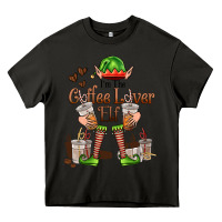 Asphalt im the coffee lover elf Heavy Core Tee - FaDigitalArtStudio