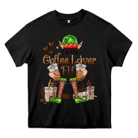 Black im the coffee lover elf Heavy Core Tee - FaDigitalArtStudio