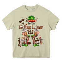 Mossy im the coffee lover elf Heavy Core Tee - FaDigitalArtStudio
