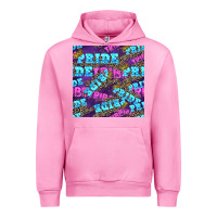 Fuchsia Pink pride tribe seamless pattern Urban Hoodie - FaDigitalArtStudio