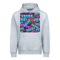 Heather Grey pride tribe seamless pattern Urban Hoodie - FaDigitalArtStudio