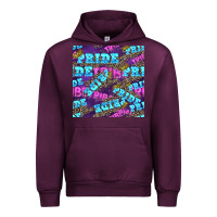 Mauve Wine pride tribe seamless pattern Urban Hoodie - FaDigitalArtStudio