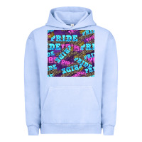Pigment Grape Ice pride tribe seamless pattern Urban Hoodie - FaDigitalArtStudio