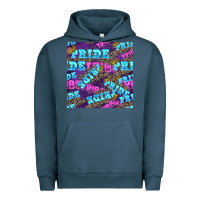Pigment Midnight Navy pride tribe seamless pattern Urban Hoodie - FaDigitalArtStudio