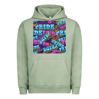 Pigment Oil Green pride tribe seamless pattern Urban Hoodie - FaDigitalArtStudio