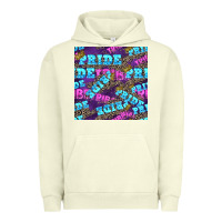 Pigment Pistachio pride tribe seamless pattern Urban Hoodie - FaDigitalArtStudio