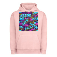 Pigment Salmon pride tribe seamless pattern Urban Hoodie - FaDigitalArtStudio