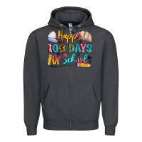 Smoke happy 100 days of school Zipper Hoodie - Artiststas