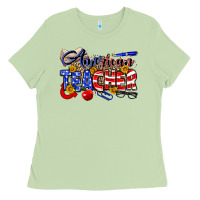Matcha American Teacher Ladies Tee - Neo Western
