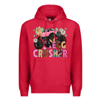 Cardinal Egg crusher Easter Day Premium Hoodie - HowdyJamesFarm