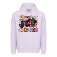 Lilac Egg crusher Easter Day Premium Hoodie - HowdyJamesFarm